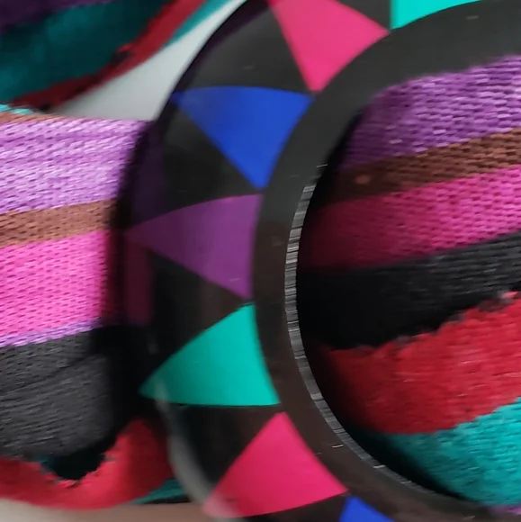 Boho Fabric Belt - Picture 2 of 7